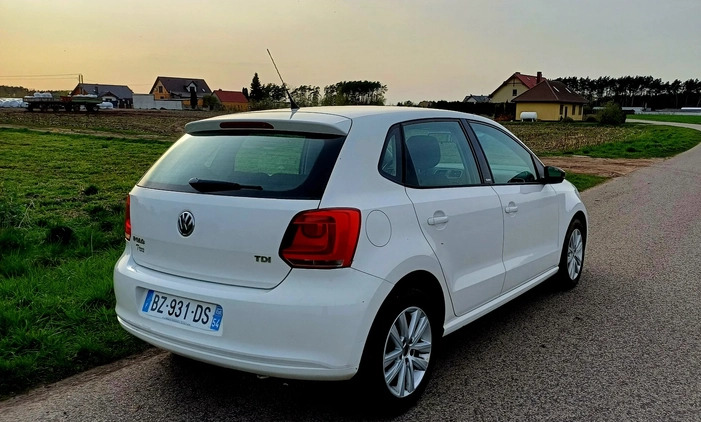 Volkswagen Polo cena 16400 przebieg: 180000, rok produkcji 2011 z Wągrowiec małe 56